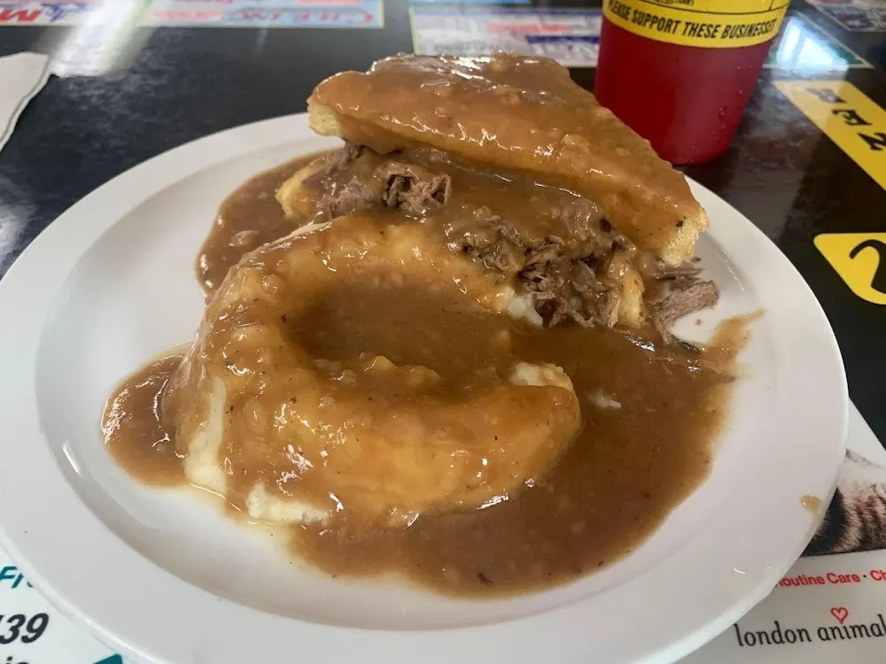 Open Roast Beef Sandwich